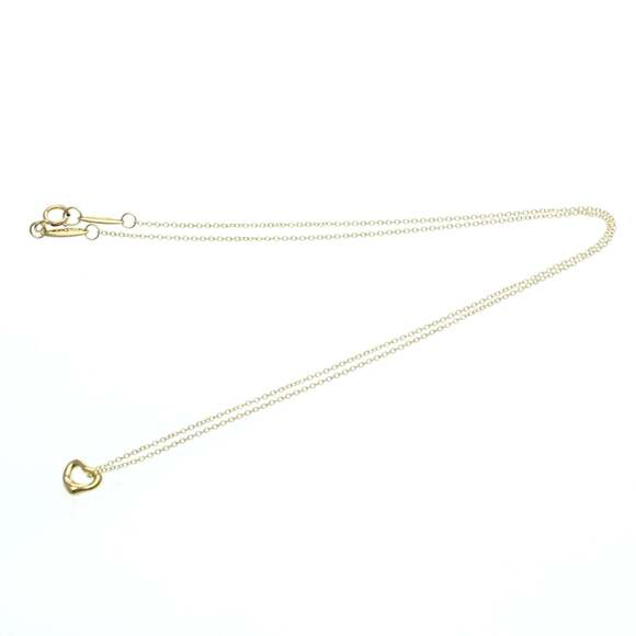 TIFFANY 18k Gold Heart Necklace